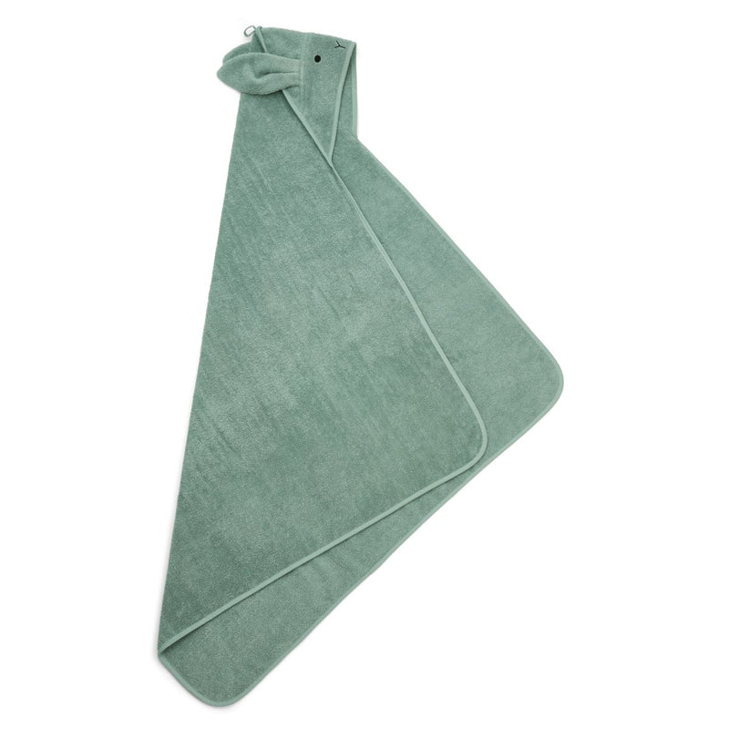 Liewood Augusta Hooded Junior Towel - Rabbit peppermint - TOWEL / WASHCLOTH