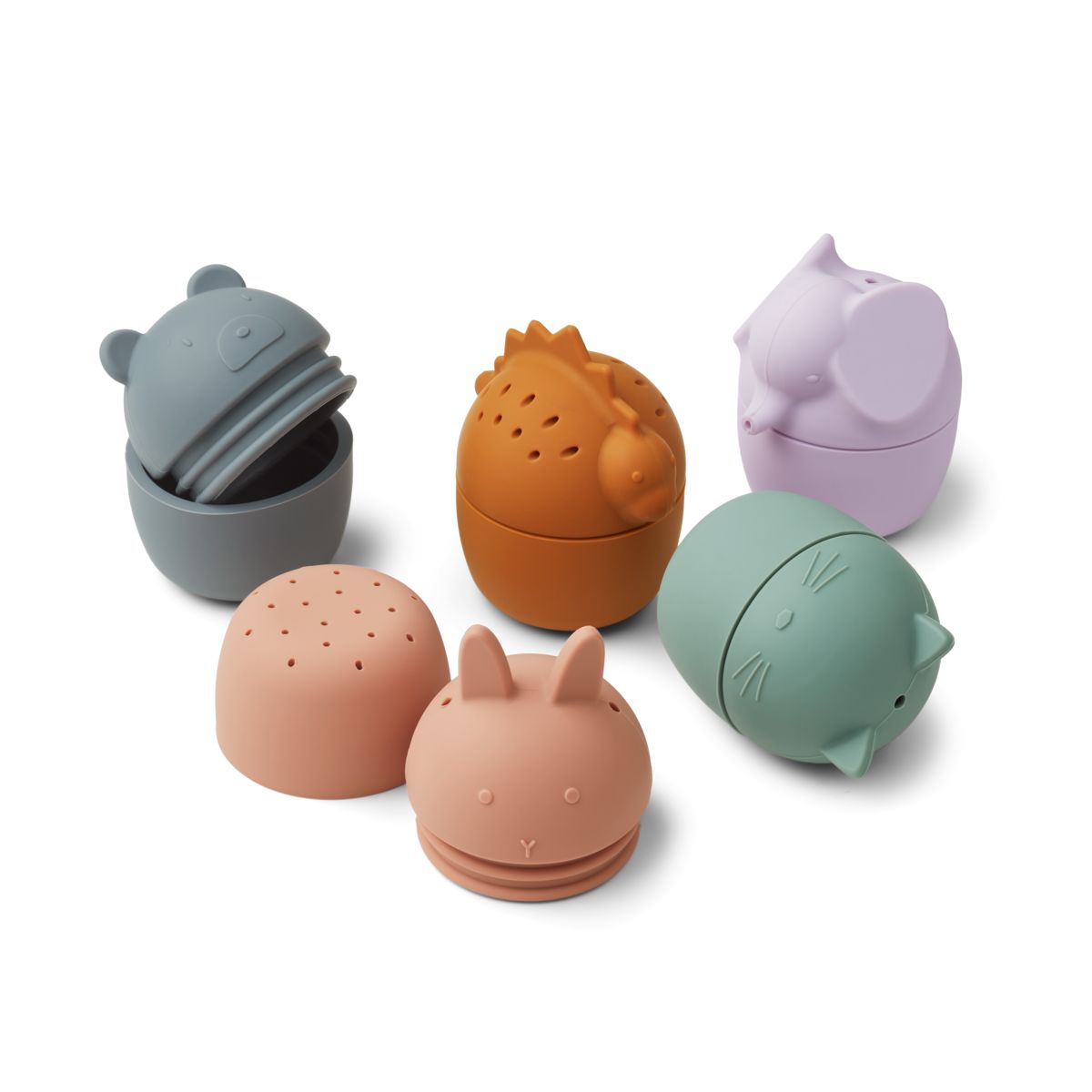 Liewood Gaby Bath Toys 5-Pack - Multi mix - BATH TOYS
