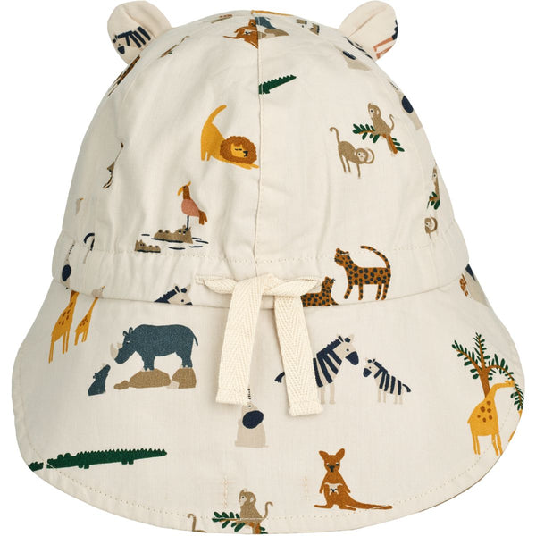 Liewood Gorm Reversible Sun Hat - All together / Sandy - HATS/CAP