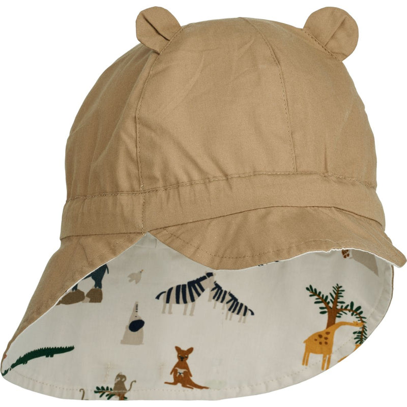 Liewood Gorm Reversible Sun Hat - All together / Sandy - HATS/CAP
