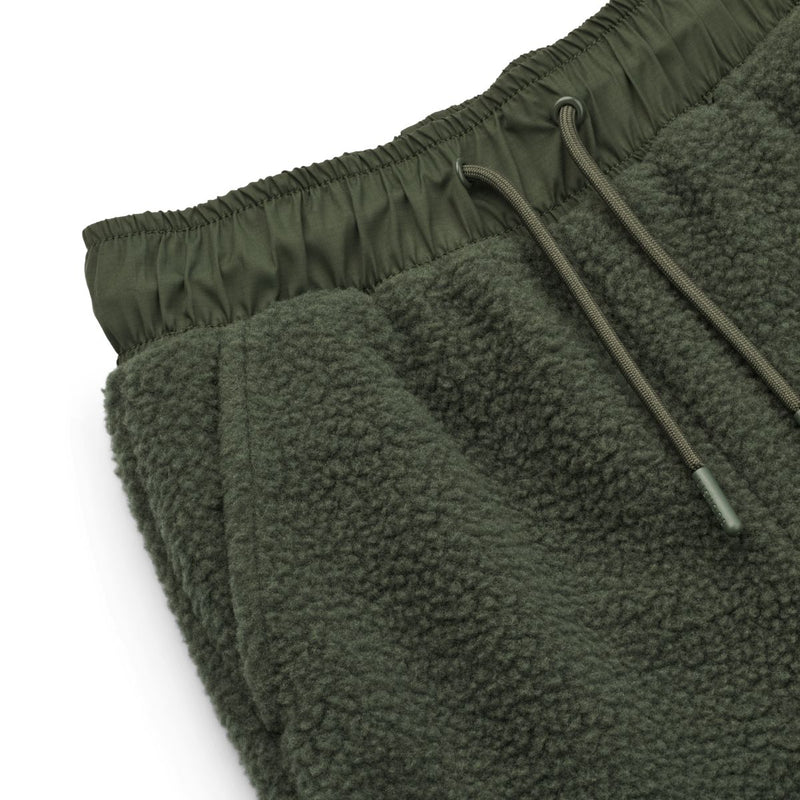 Liewood Emely Fleece Pants - Hunter green - PANTS