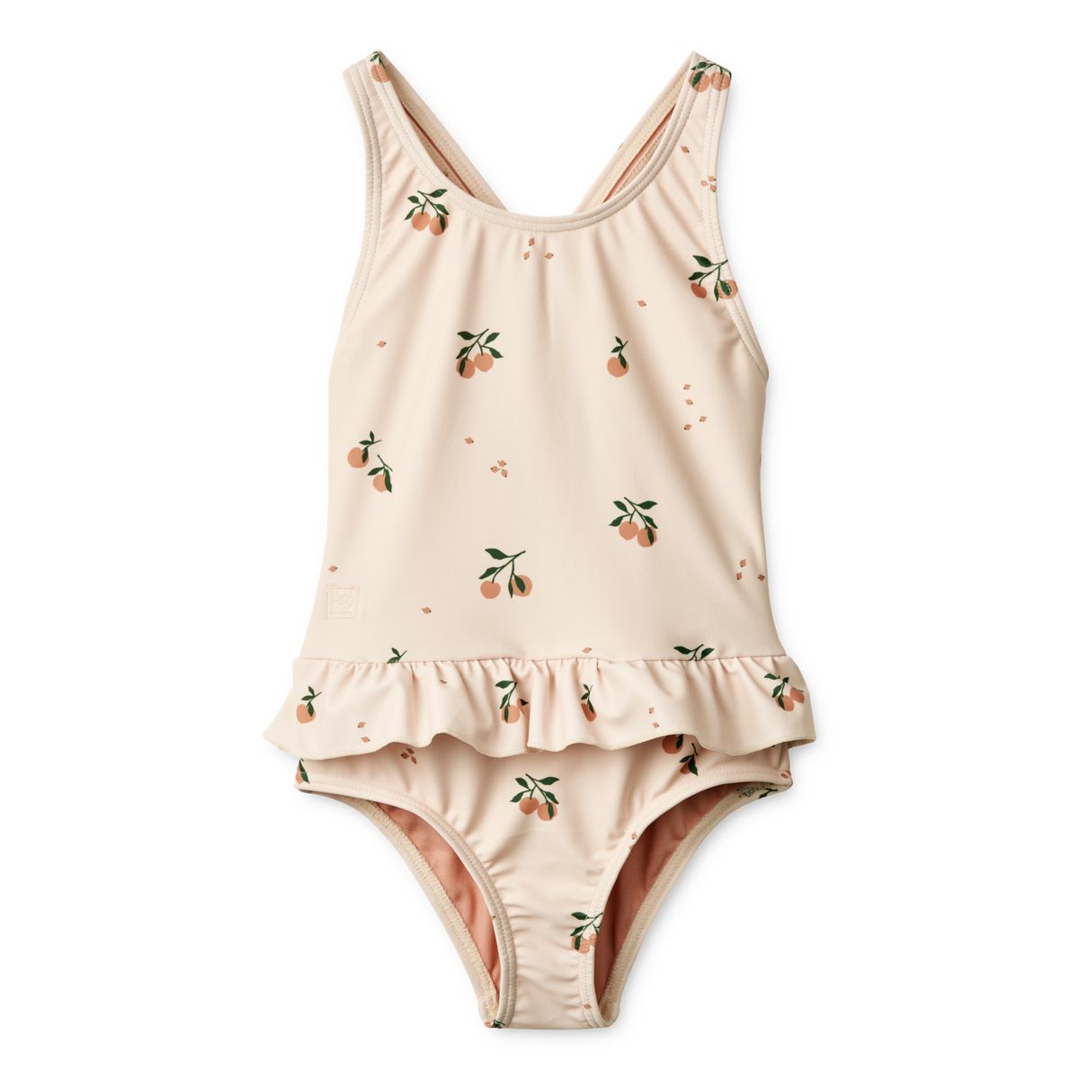 Amara Printed Swimsuit - Peach / Sea shell