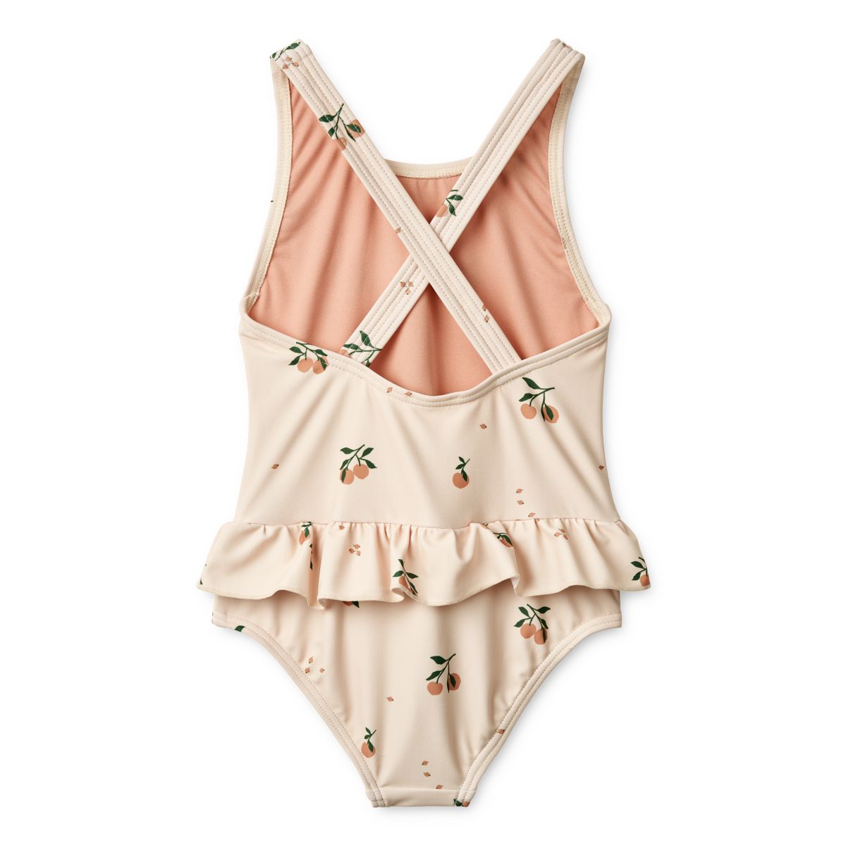 Liewood Amara printed swimsuit - Peach / Sea shell - SWIMSUIT