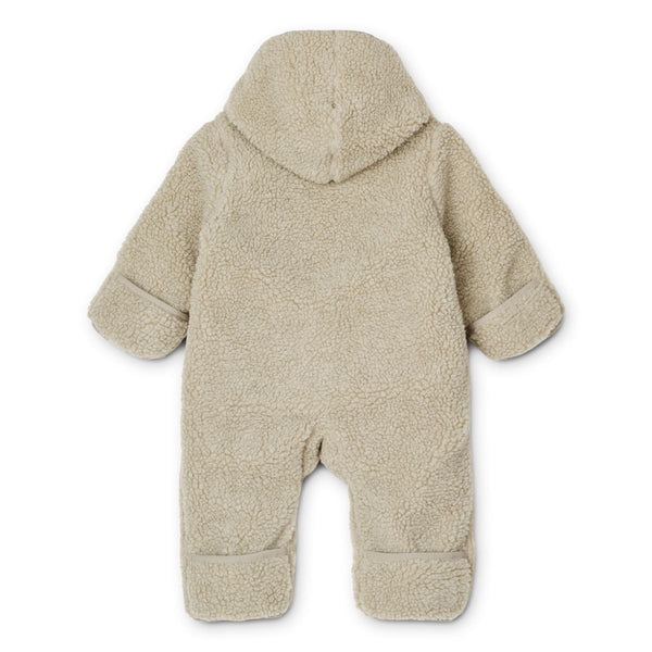 Liewood Fraser Baby Pile Jumpsuit - Mist - SUIT