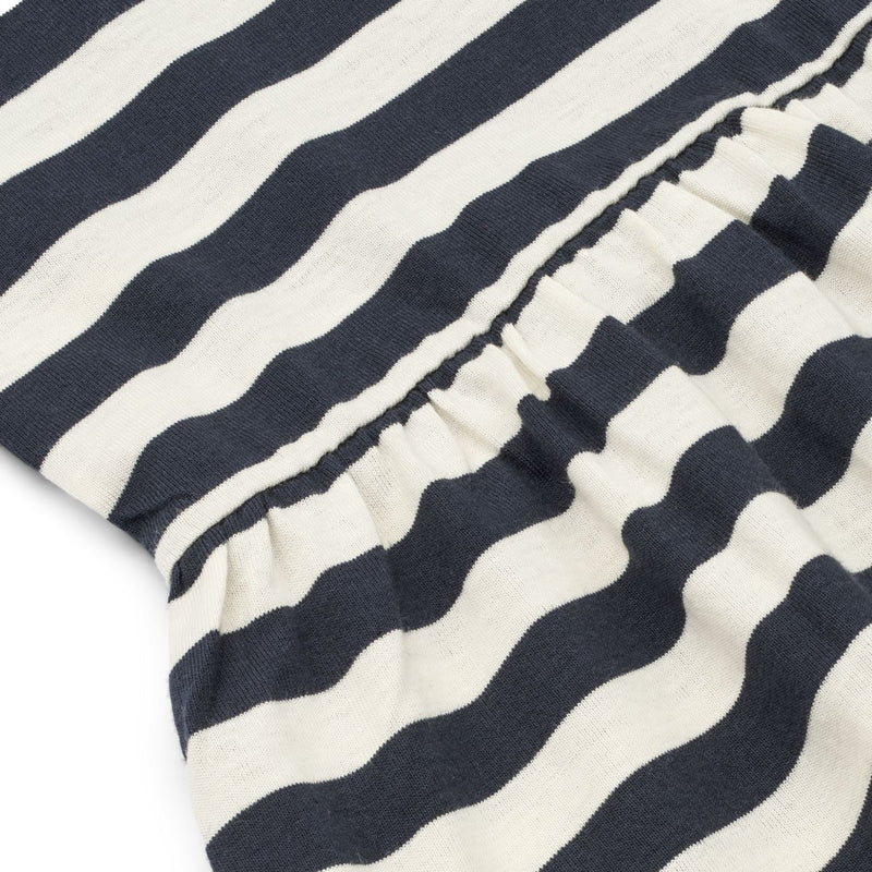 Liewood Lima ls dress - Y/D Stripe Classic navy / Creme de la creme - DRESS