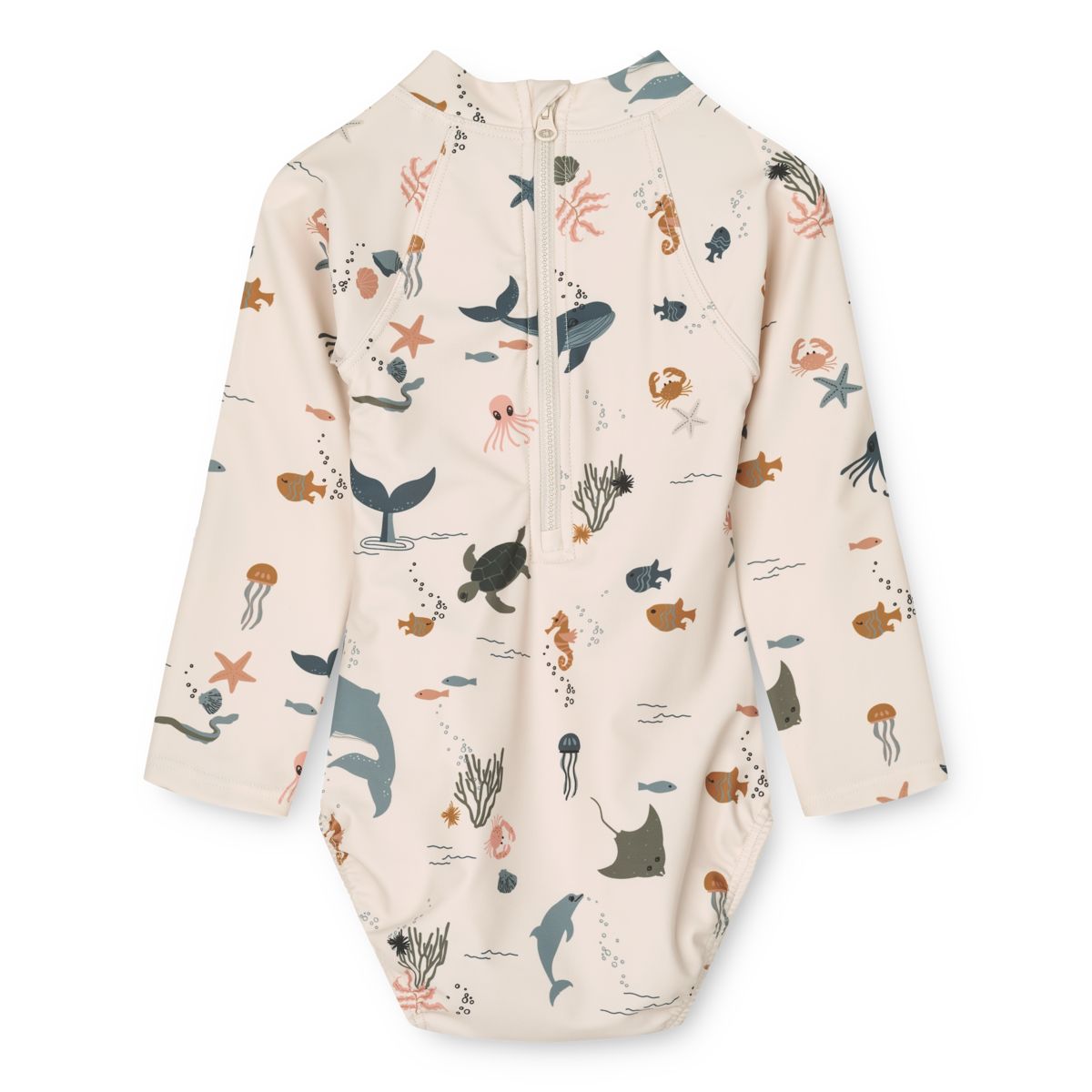 Liewood Maxime baby swimsuit - Sea creature / Sandy - SWIMSUIT