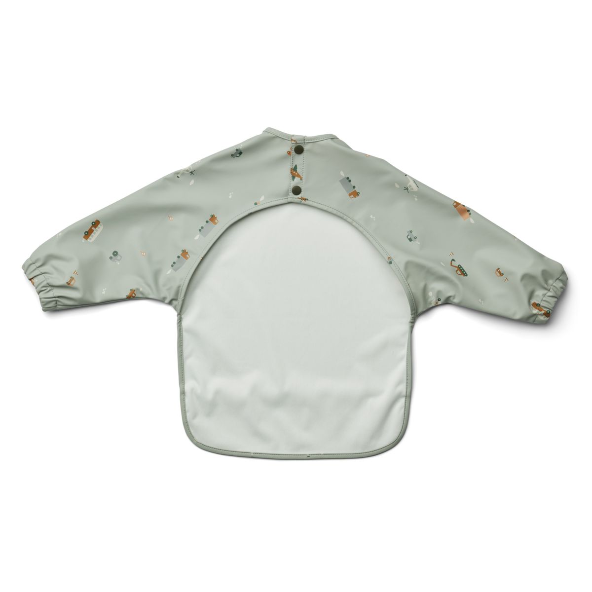 Liewood Merle Cape Bib - Vehicles/dove blue mix - CAPE BIB