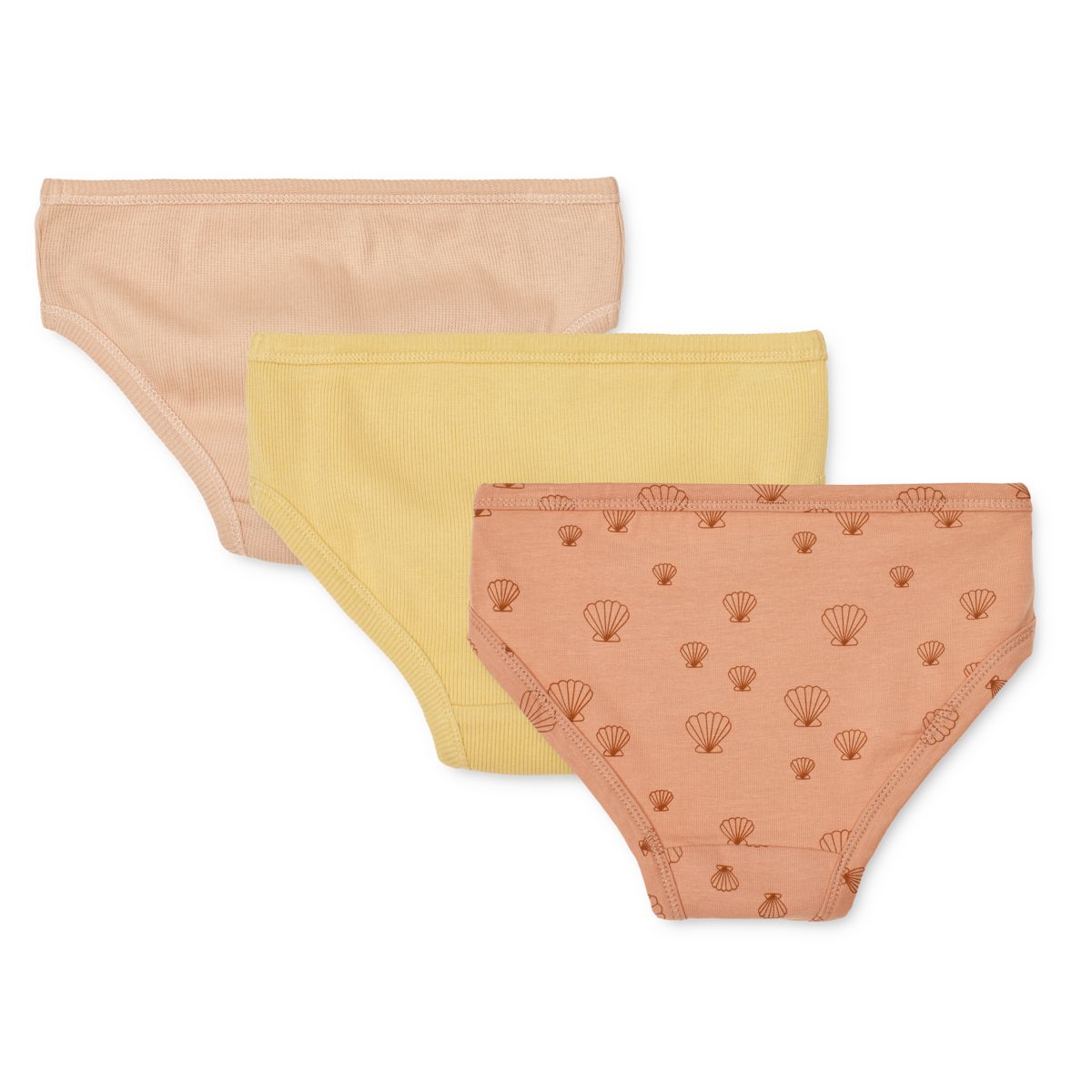Liewood Nanette briefs 3 pack - Sea shell / Tuscany rose mix - BRIEFS