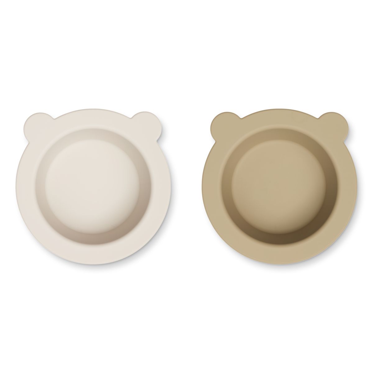 Peony Schale mit Saugnapf 2er-Pack - Sandy / Oat 