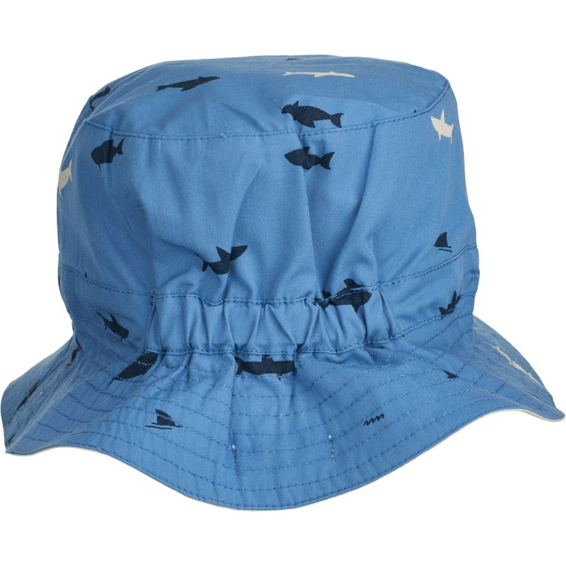 Liewood Sander Reversible Sun Hat - Shark / Riverside - HATS/CAP