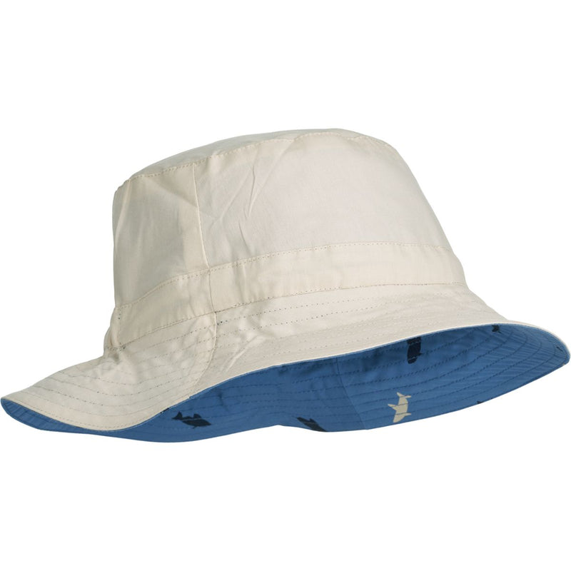 Liewood Sander Reversible Sun Hat - Shark / Riverside - HATS/CAP