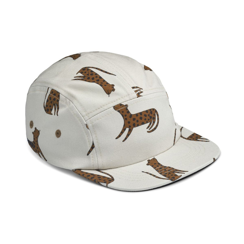 Liewood Rory cotton Cap - Leopard / Sandy - HATS/CAP