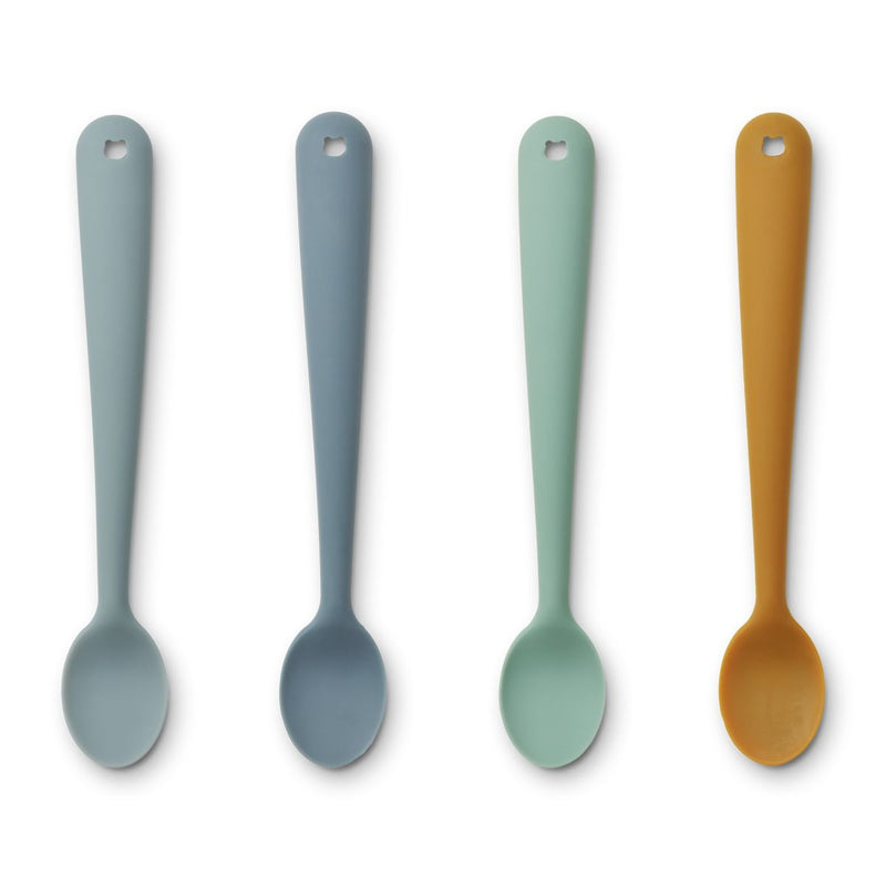 Siv Feeding Spoon 4 Pack - Blue multi mix