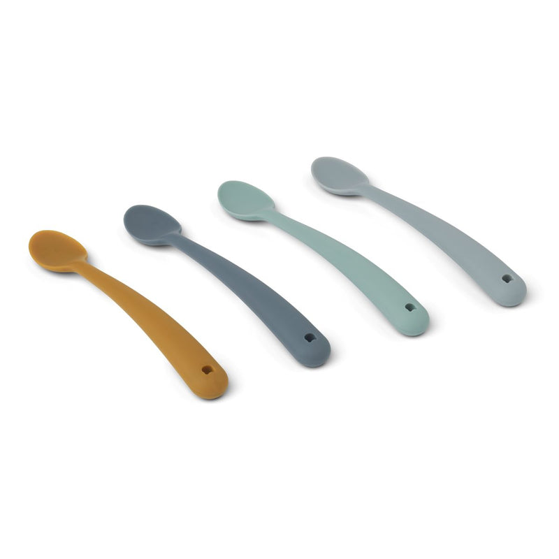 Siv Feeding Spoon 4 Pack - Blue multi mix
