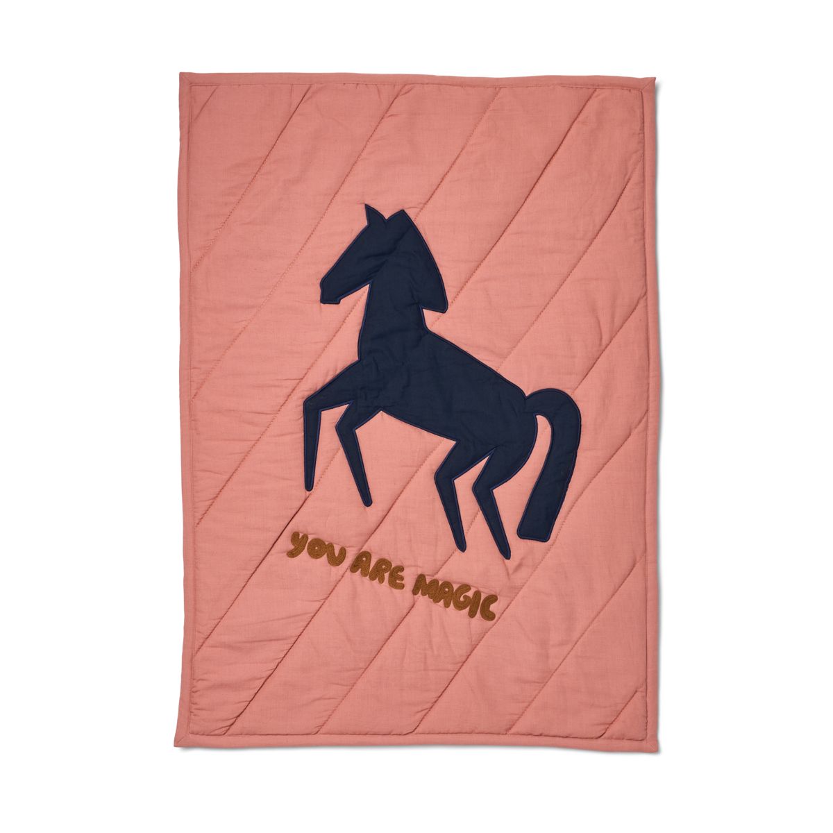 Verner wall blanket - Horse / Dark rosetta