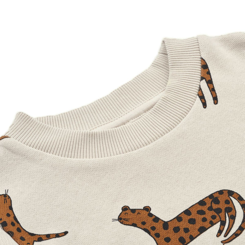 Thora Sweatshirt - Leopard / Sandy