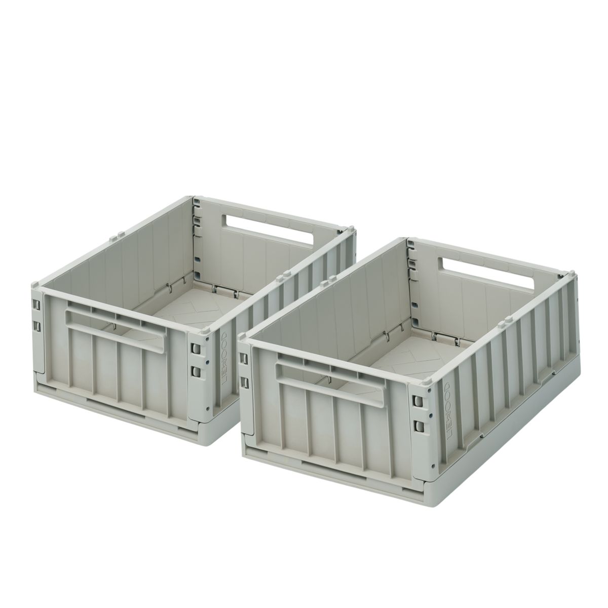 Liewood WESTON Medium Storage Box 2-Pack - Dove blue - STORAGE BOX