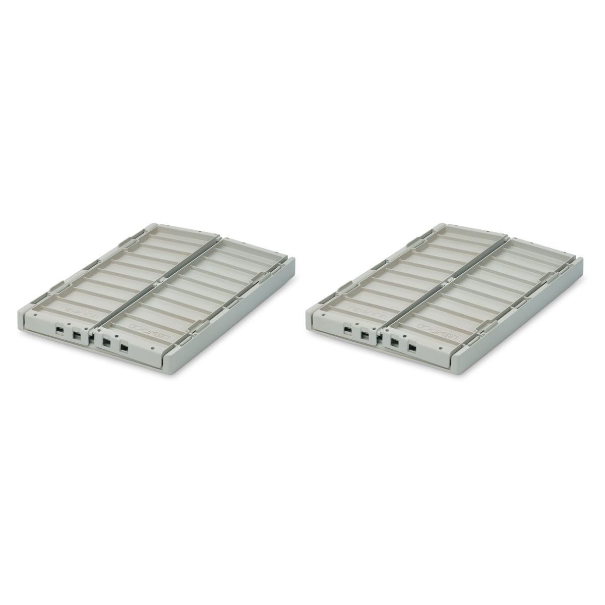 Liewood WESTON Medium Storage Box 2-Pack - Dove blue - STORAGE BOX