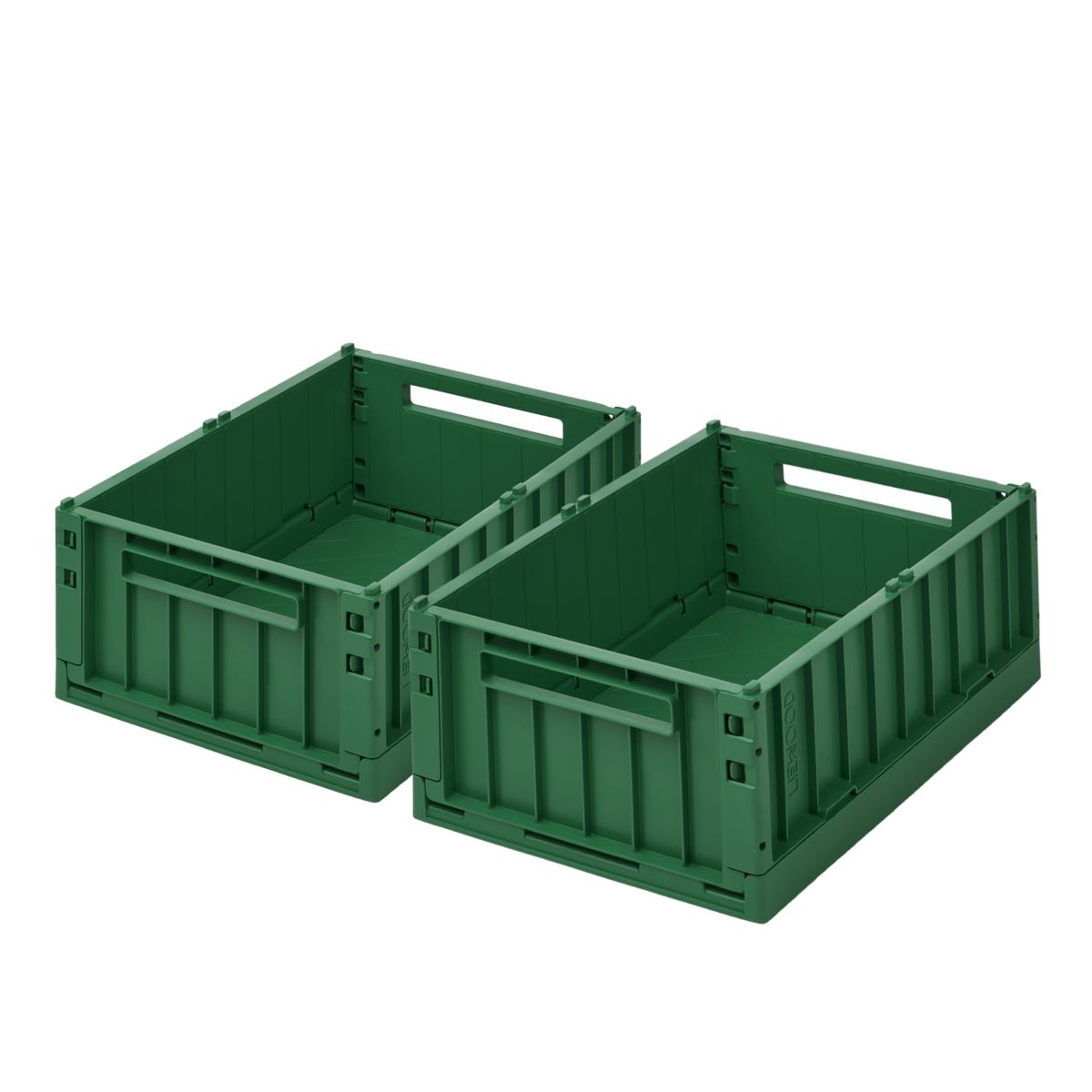 Liewood WESTON Medium Storage Box 2-Pack - Garden green - STORAGE BOX