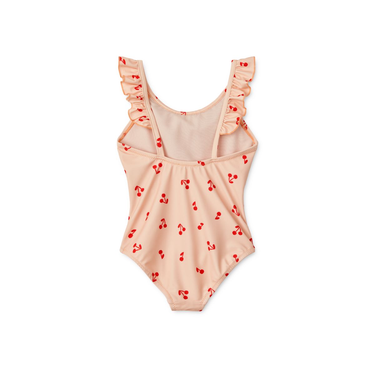 Liewood Kallie printed ruffle swimsuit - Cherries / Apple blossom - SWIMSUIT