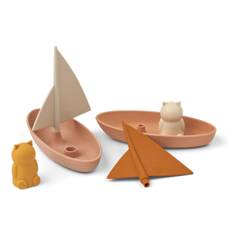 Liewood Ensley toy boats 2 pack - Pale tuscany multi mix - BATH TOYS