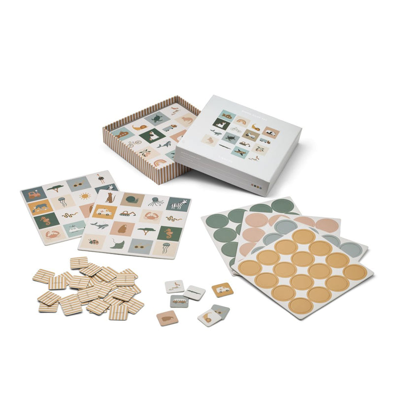 Liewood Tori bingo board game - classic multi mix - MEMO GAME