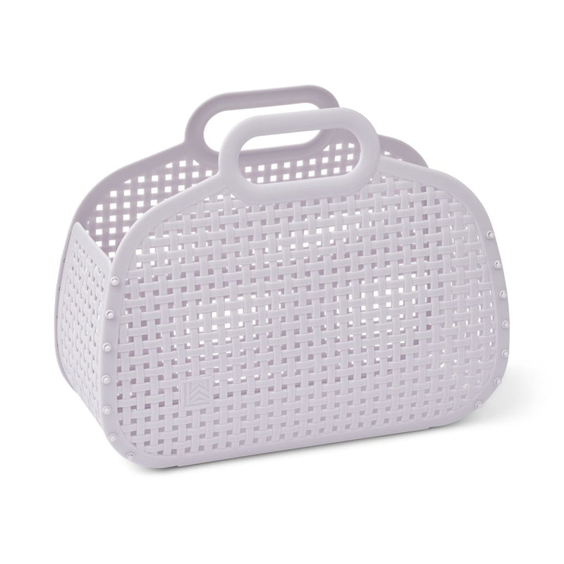 Liewood Adeline top handle basket - Misty Lilac - BASKET BAG