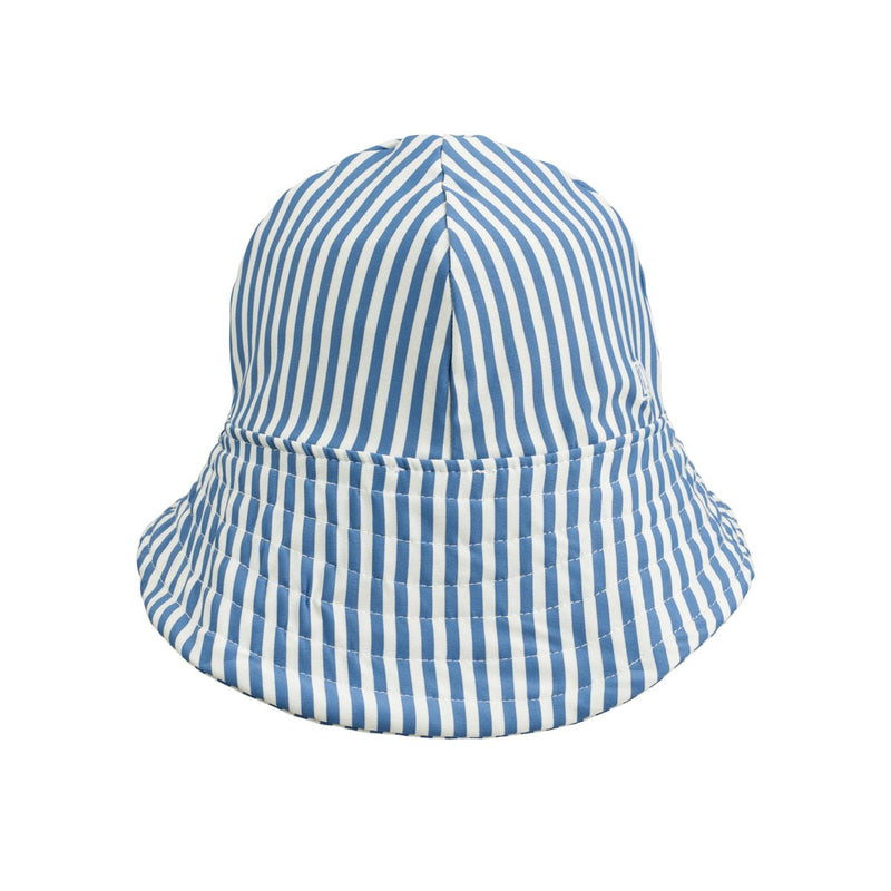 Liewood Josefine wide brim sun hat - Y/D stripe Riverside / Creme de la creme - HATS/CAP
