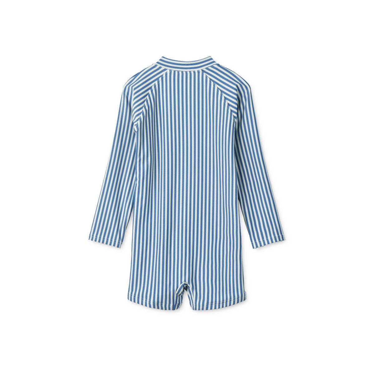 Liewood Max striped long-sleeve swimsuit - Y/D stripe Riverside / Creme de la creme - SWIMSUIT