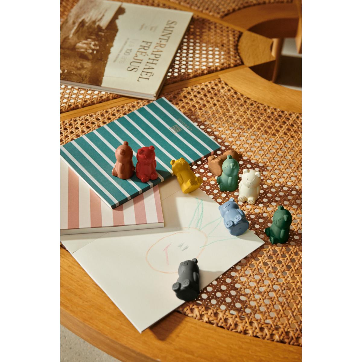 Sidney notebooks - Alphabet / Stripe mix