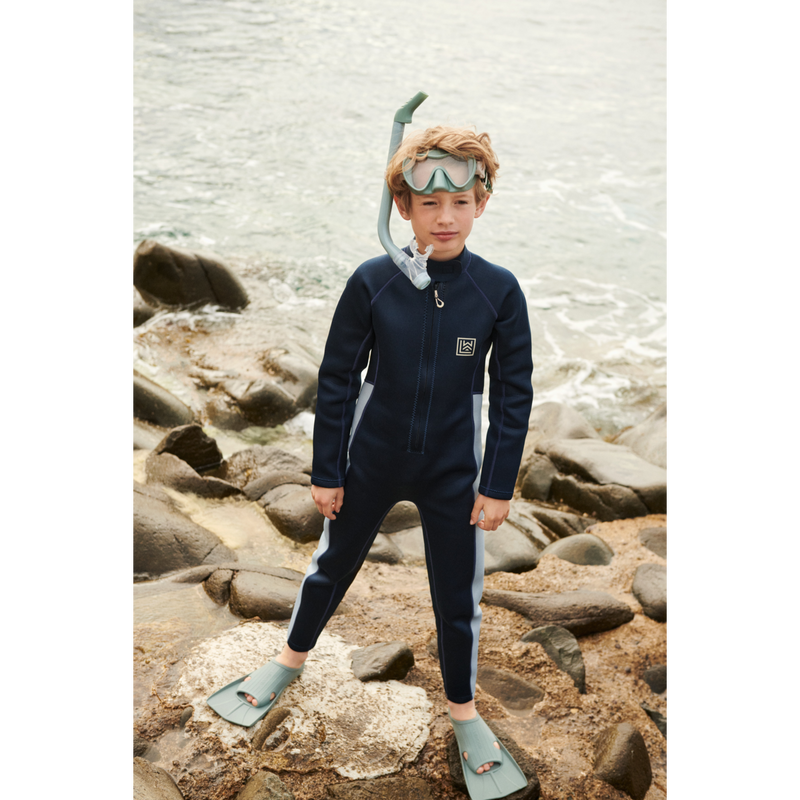 Liewood Maverick long-sleeve wetsuit - Tuscany rose - SWIMSUIT