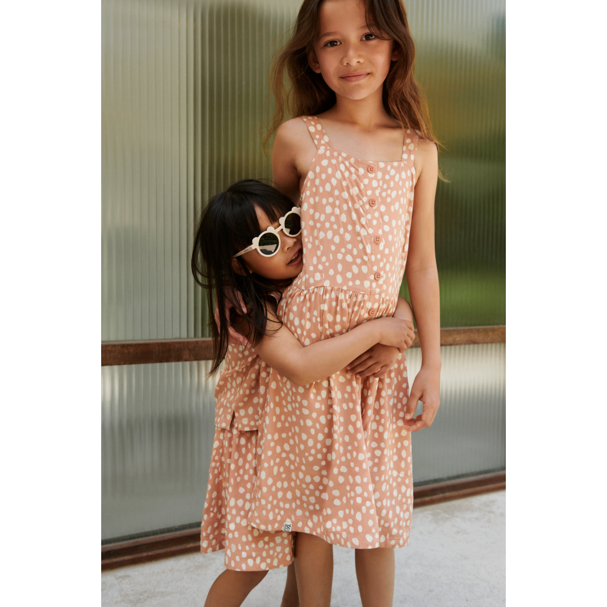 Liewood Zia printed dress - Leo spots / Tuscany rose - DRESS