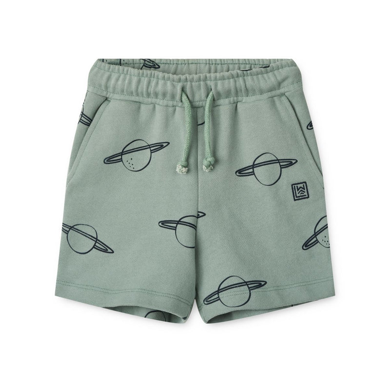 Liewood Gram Sweatshorts - Planets / Peppermint - SHORTS