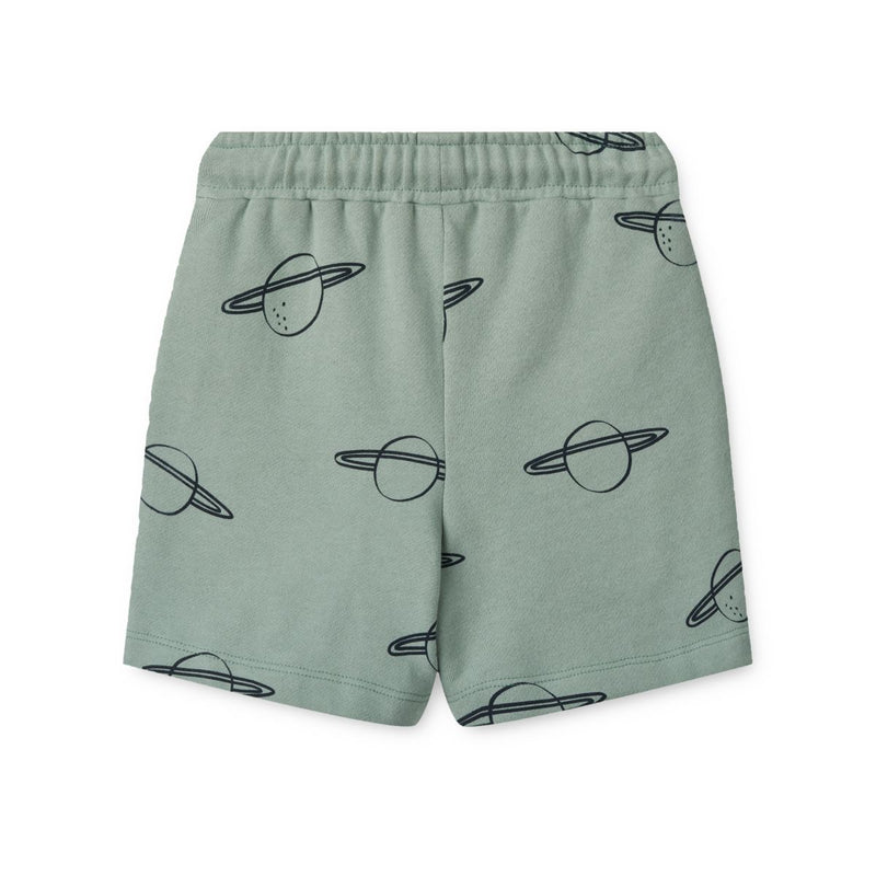 Liewood Gram Sweatshorts - Planets / Peppermint - SHORTS