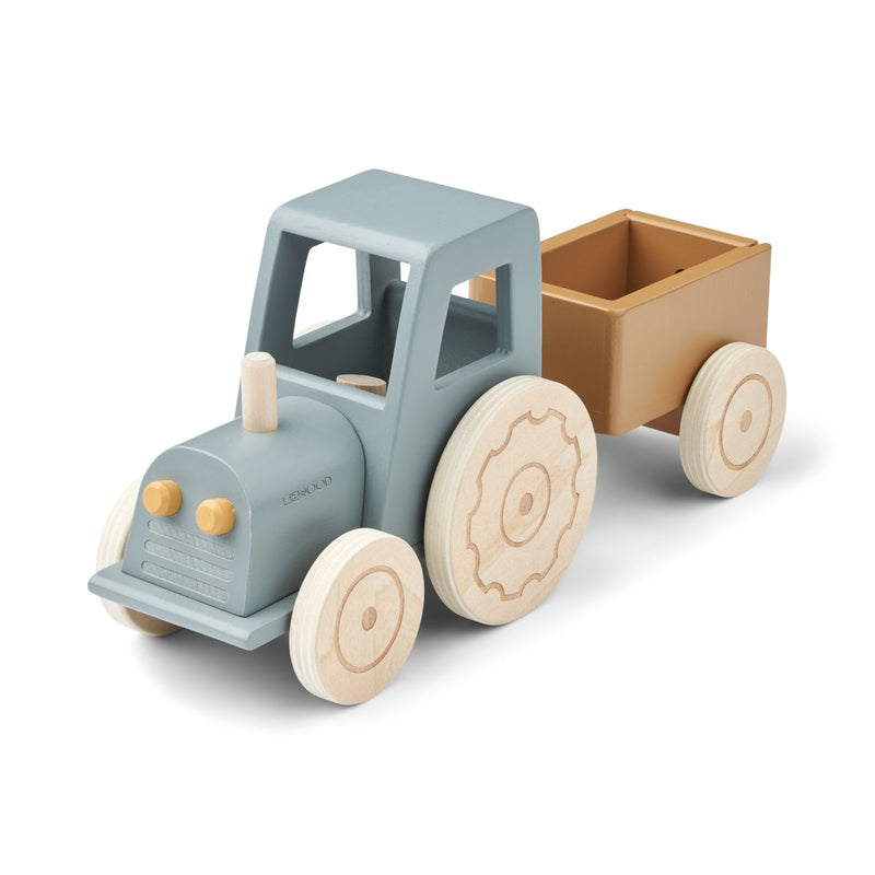 Liewood Clement Tractor  - Blue fog - PRETEND PLAY