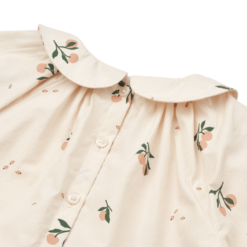 Liewood Rhea printed cotton shirt - Peach / Sea shell - TOP