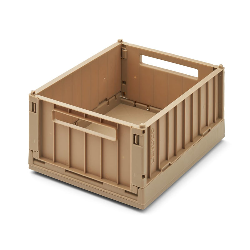 Liewood Weston Small Storage Box With Lid 2 Pack - Oat - STORAGE BOX