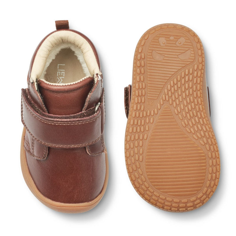 Liewood Brady Beginner Leather Boot - Cognac - REGULAR BOOTS