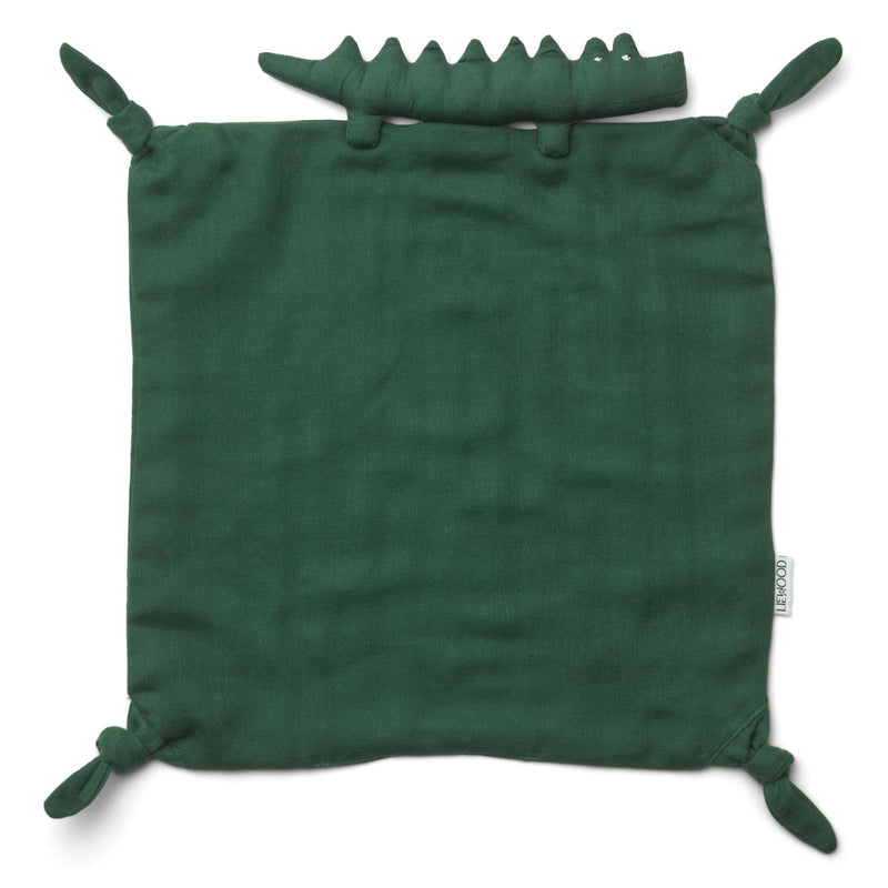 Liewood Agnete Cuddle Cloth - Crocodile garden green - CUDDLE CLOTH