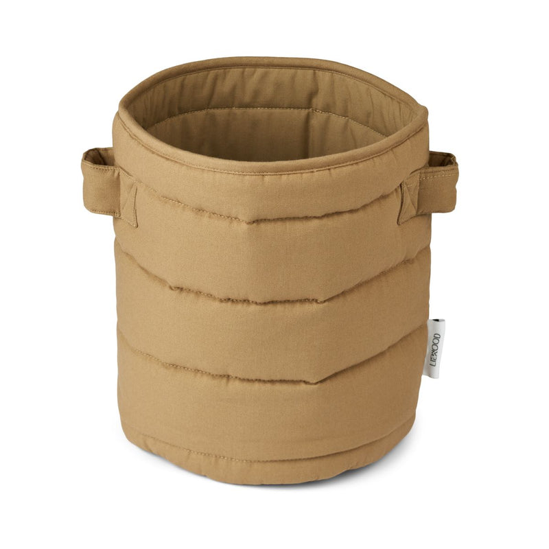 Liewood Ally Quilted Basket - Oat - FABRIC BASKET