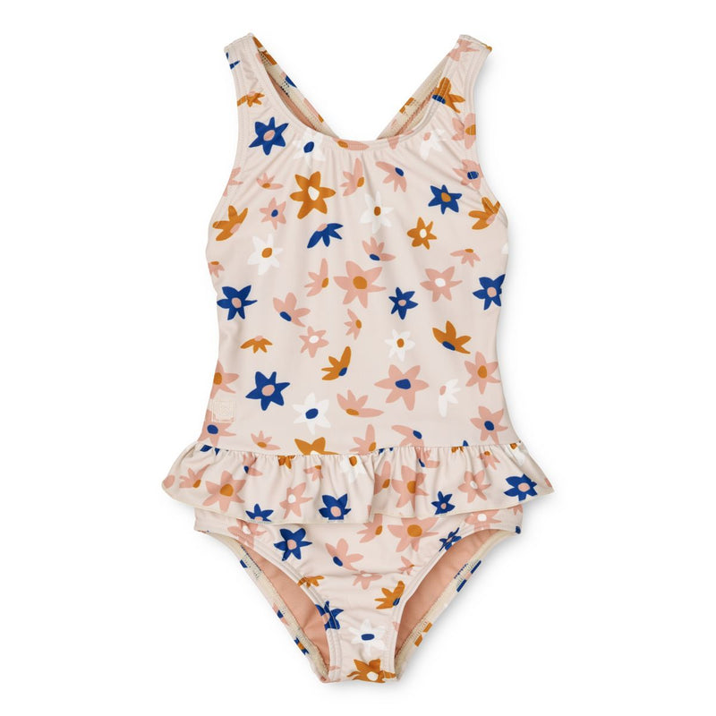 Liewood Amara printed swimsuit  - Flower market / Sandy mix - SWIMSUIT