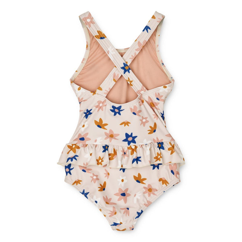 Liewood Amara printed swimsuit  - Flower market / Sandy mix - SWIMSUIT