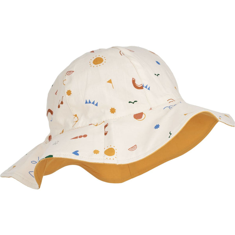 Liewood Amelia Reversible Sun Hat - Amusement park / Sandy - HATS/CAP