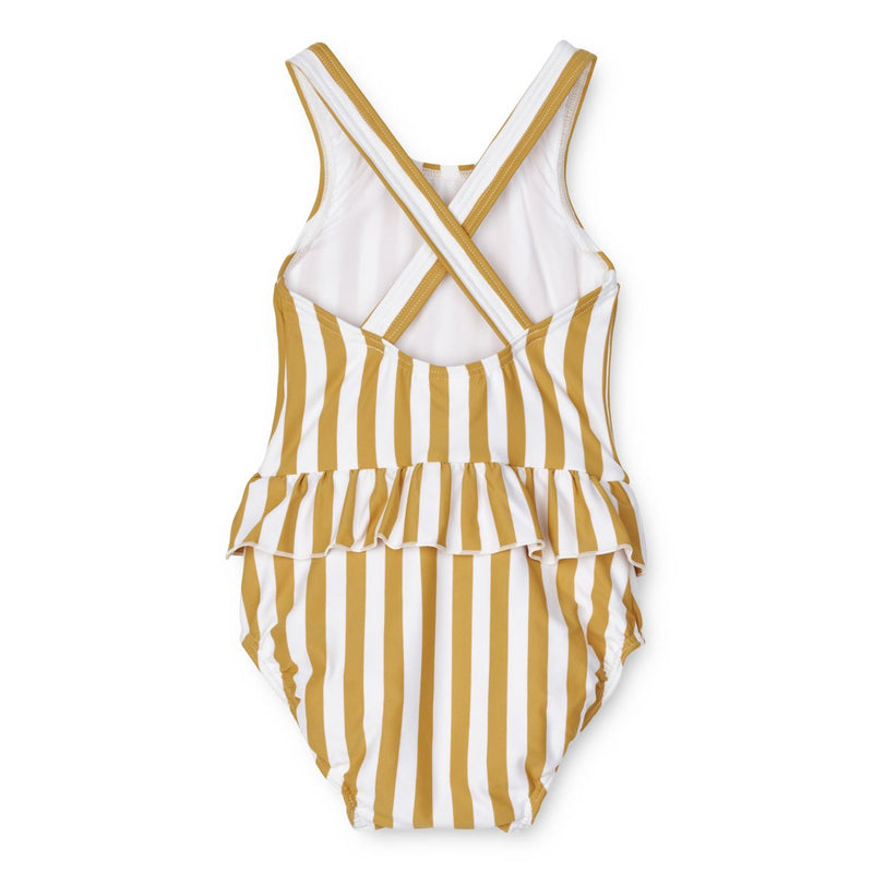 Liewood Amina baby swimsuit - Stripe Yellow mellow / White - SWIMSUIT
