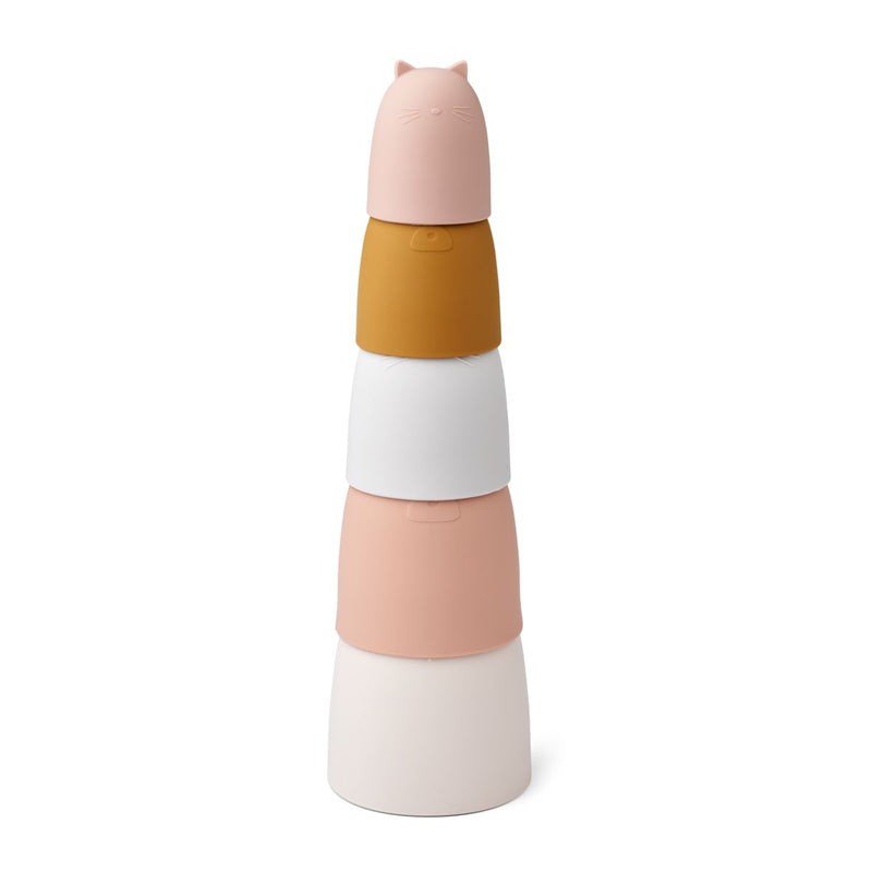 Liewood Anneli nesting toy - Rose multi mix - STACKING TOWER