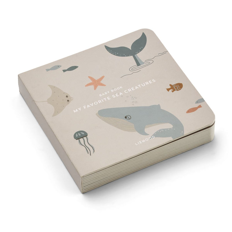 Liewood Bertie Baby book - Sea creature / Sandy - BABY BOOK