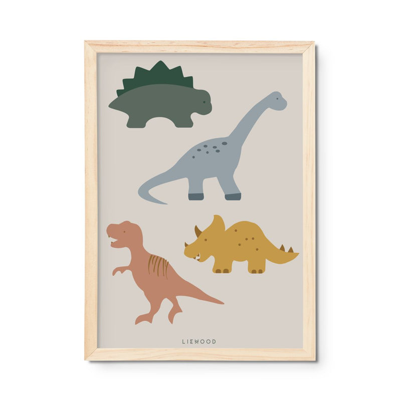 Liewood Beverly poster - Dino / Sandy - POSTER