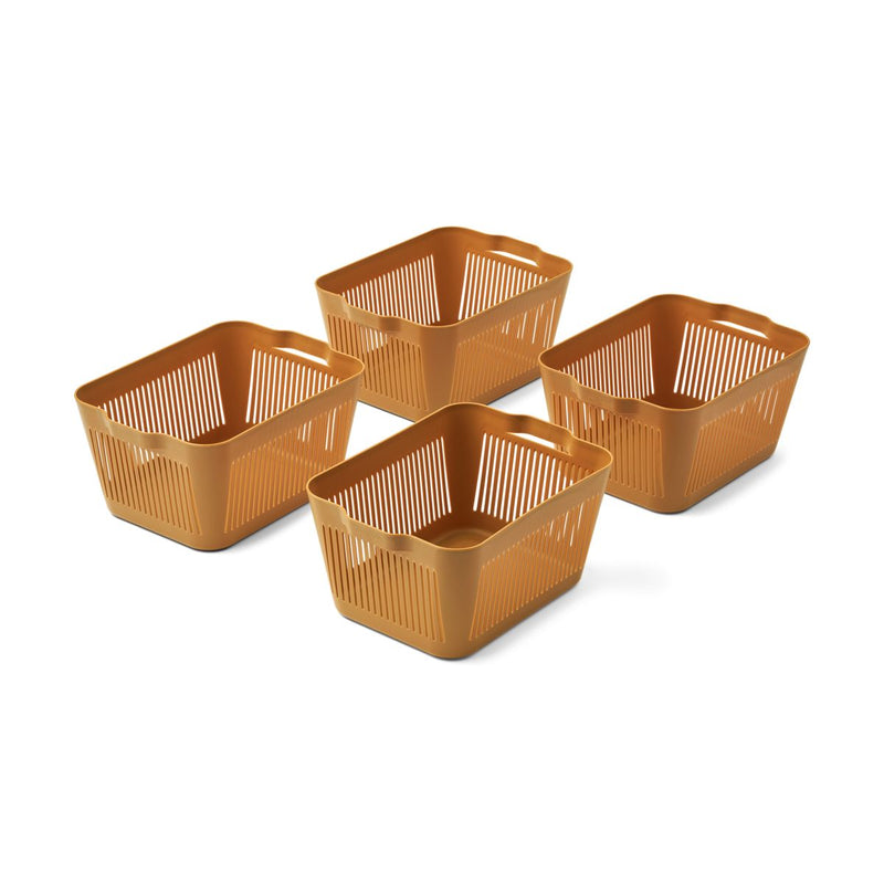 Liewood Makeeva Basket S 4-Pack - Golden caramel - BASKET