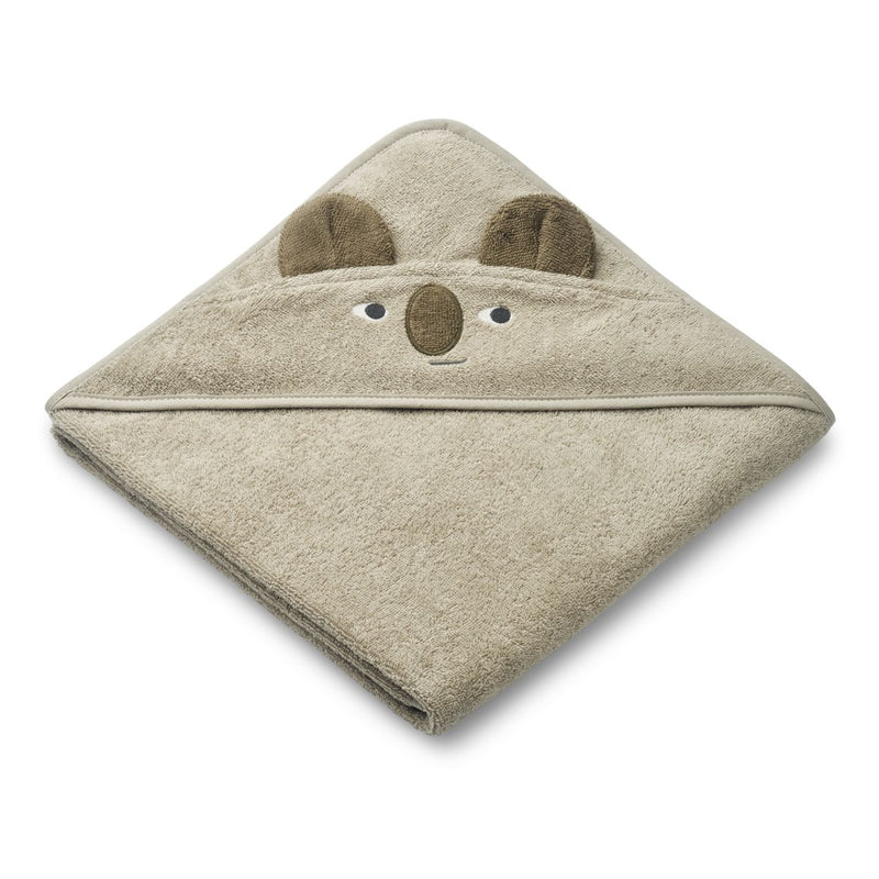 Liewood Augusta Hooded Junior Towel - Koala/mist - TOWEL / WASHCLOTH