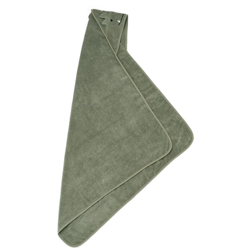 Liewood Augusta Hooded Junior Towel - Faune green - TOWEL / WASHCLOTH